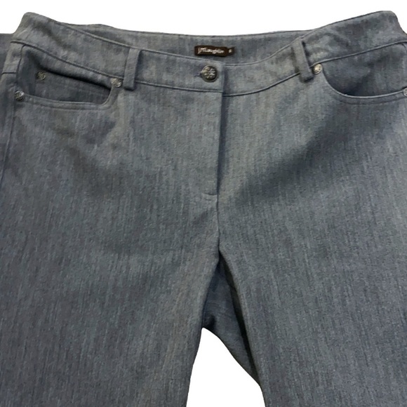 J. McLaughlin Straight Leg Trouser Pants Gray Size 8 See note - Picture 3 of 10